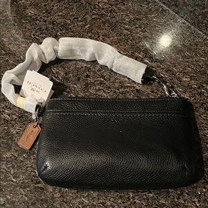 Coach Black Medium Wristlet